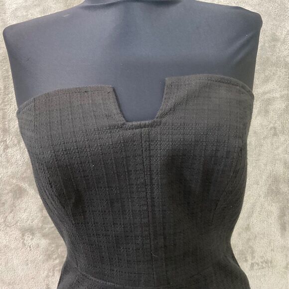 TRINA TURK WOMEN’S DRESS Size 2 Black SLEEVELESS WORK CAREER Lace lining - Picture 2 of 12